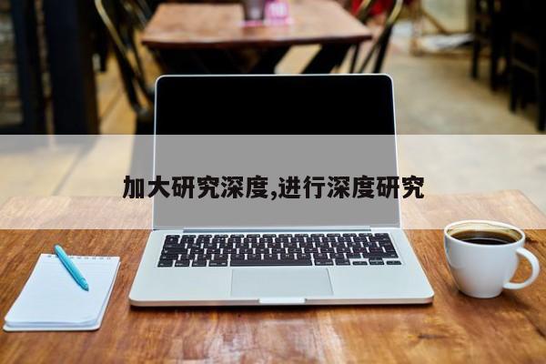 加大研究深度,进行深度研究