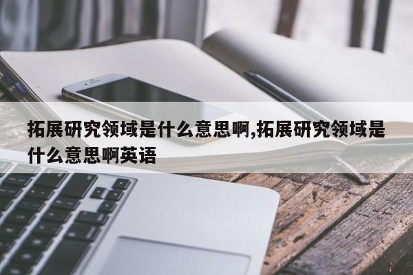 拓展研究领域是什么意思啊,拓展研究领域是什么意思啊英语